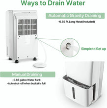 Waykar PD160B 2000 Sq. Ft Dehumidifier for Home and Basements, 0.6 Gal Water Tank Included