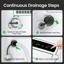 Waykar YDZ Star Energy Star Dehumidifiers with Drain Hose, Handle, Auto Defrost and Self Drying Features