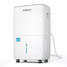 Fehom JD025L-120 120 Pint Energy Star Smart Dehumidifier with Auto Swing and Defrosting for Basements or Wet Spaces