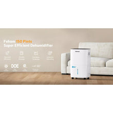 Fehom JD026L-150PM 150 Pint Energy Star Smart Dehumidifier with Pump, Auto Swing and Defrosting for Basements or Wet Spaces (Copy)