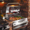 Fire Magic Legacy 30-Inch Built-In Smoker Charcoal Grill, 14-SC01C-A