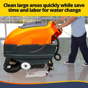 SANITMAX RT120 34" Self-Propelled Floor Scrubber Machine, 33-gal Tank, 75,000 sq ft/h