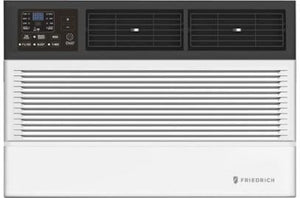 Friedrich Room Air Conditioners 8K, Window Mounted Air Conditioner with Electric Heat, 6.3 AMPS, 115V, R-32