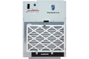 Friedrich Vertical Packaged Unit Heat Pump, 9K BTU, 265V 1PH, 3.4kW Electric Heat