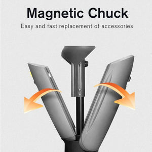 SANITMAX SM430 17" Walk-behind Floor Scrubber Machine, 360 Degree Rotating Head, 10000 sqft/h, Cordless Rechargeable Lithium Battery