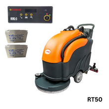 SANITMAX RT50 22" Walk-behind Commercial Floor Scrubber Dryer Machine, 30,000 sqft/h Cleaning Efficiency, 14.5-Gal Sewage Tank