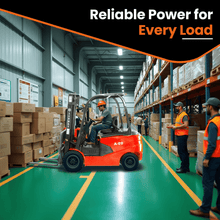 SUNMAX A-20 Electric Forklift – 4400 lbs Capacity, 118" Lift Height, Compact & Powerful for Warehouse Operations