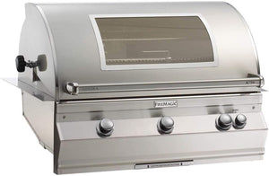 Fire Magic Aurora A790i Built-In Natural Gas Grill Analog Thermometer with Backburner and Magic View Window