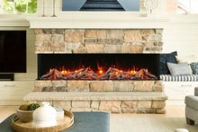Amantii Panorama Tru View Slim 30-inch 3-Sided Built In Indoor/Outdoor Electric Fireplace