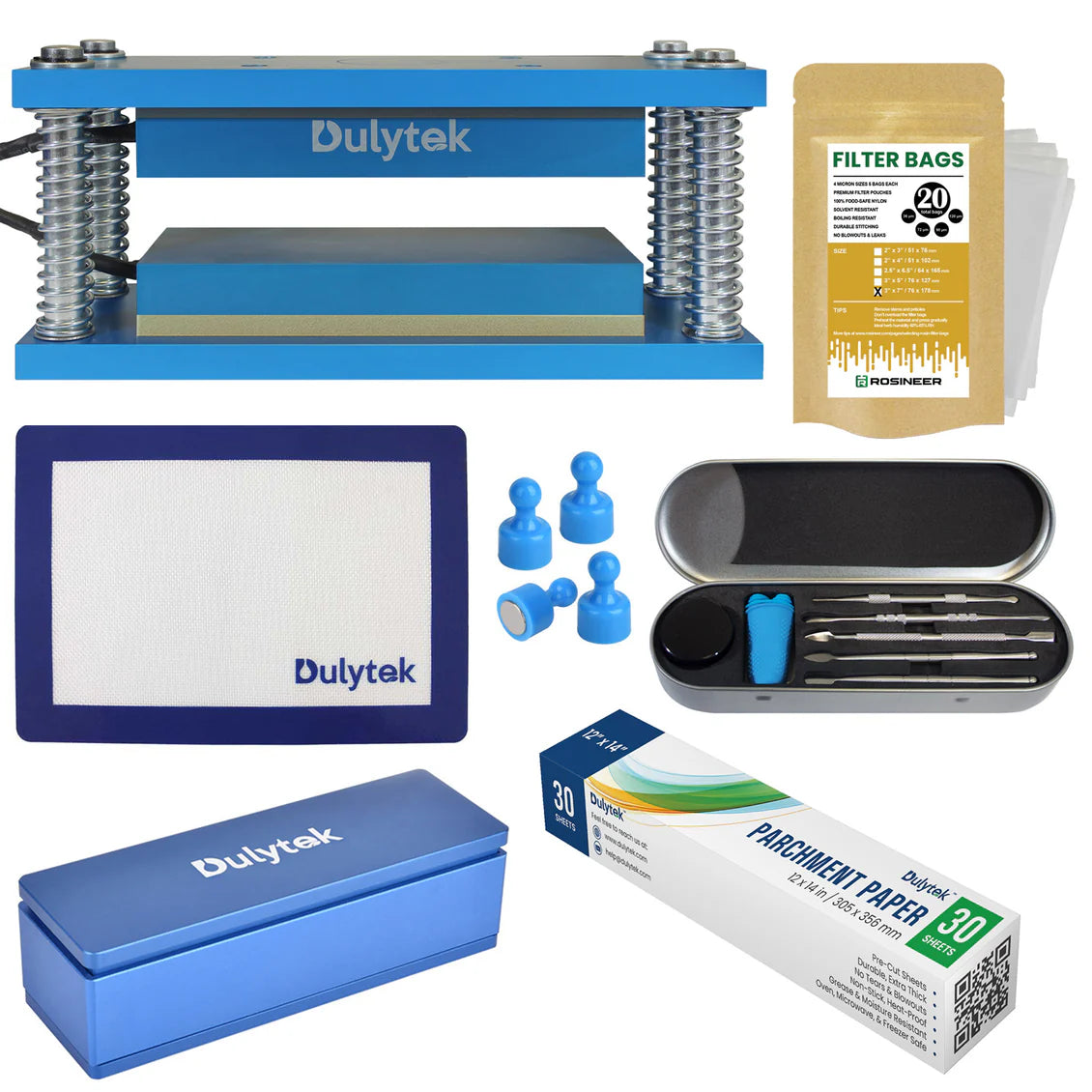 Dulytek Retrofit Rosin Caged Heat Plate Kit, 4
