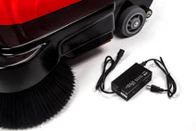 SANITMAX SM1050B 41.3" Battery Powered Walk-behind Floor Sweeper with Water Sprinklers, Triple Brushes