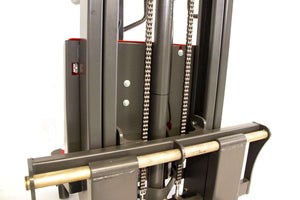 SUNMAX PS3300SE-2M Semi-Electric Pallet Stacker, 3300 lbs Capacity, 78" Lifting Height
