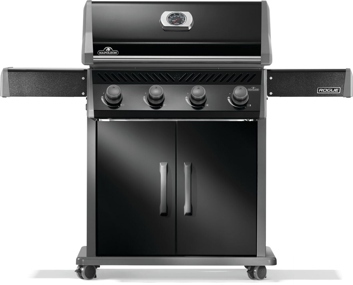 Napoleon Rogue 525 Black Propane Gas Grill with Stainless Steel Grids