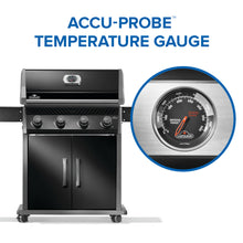 Napoleon Rogue 525 Black Propane Gas Grill with Stainless Steel Grids