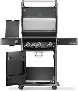 Napoleon Rogue PRO 425 Black Propane Gas Grill with Infrared Side Burner