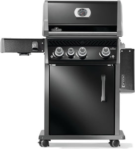 Napoleon Rogue PRO 425 Black Propane Gas Grill with Infrared Side Burner