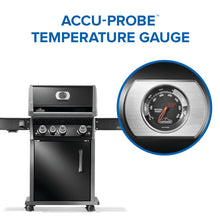 Napoleon Rogue PRO 425 Black Propane Gas Grill with Infrared Side Burner
