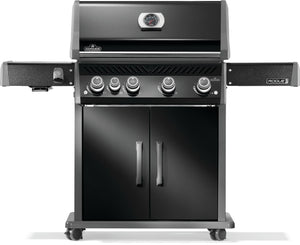 Napoleon Rogue PRO 525 Black Propane Gas Grill with Infrared Side Burner