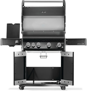 Napoleon Rogue PRO 525 Black Propane Gas Grill with Infrared Side Burner