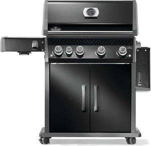 Napoleon Rogue PRO 525 Black Propane Gas Grill with Infrared Side Burner