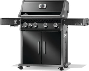 Napoleon Rogue PRO 525 Black Propane Gas Grill with Infrared Side Burner