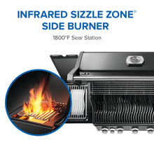 Napoleon Rogue PRO 625 Black Propane Gas Grill with Infrared Side Burner