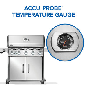 Napoleon Rogue PRO 625 SIB Natural Gas with Infrared Side Burner, Stainless Steel