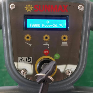 SANITMAX RT15 14" Commercial Compact Floor Scrubber Machine, 14500 sq ft/h, 4-Gal Sewage Tank, Efficient Cleaning for Hard Floors
