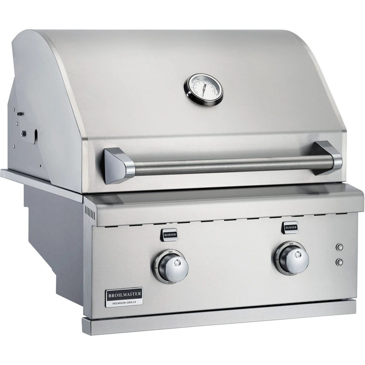 Broilmaster 26-Inch Stainless Steel Built-In Gas Grill, 2 Burners (BSG262N)