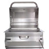 Fire Magic Legacy 24-Inch Built-In Smoker Charcoal Grill, 12-SC01C-A
