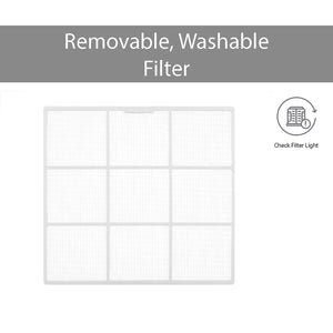 LG 18,000 BTU Heat/Cool Window Air Conditioner with Wifi, R32