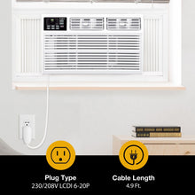 Whirlpool 18,000 Btu Heat and Cool Window AC, White