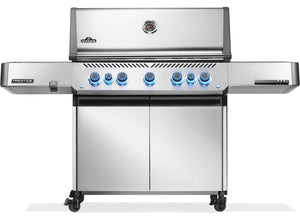 Napoleon Prestige 665 RSIB Liquid Propane Gas Grill in Stainless Steel