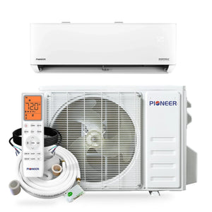 Pioneer Quantum Ultra 12,000 BTU 23 SEER2 115V High-Wall Ductless Mini-Split Air Conditioner Inverter Heat Pump with 16 Ft. Kit