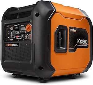 Generac iQ3500 Portable Inverter Generator, 50 ST/CSA