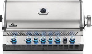 Napoleon Built-in Prestige PRO 665 Natural Gas Grill Head with Infrared Rear Burner, Stainless Steel