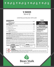 Bean Stalk V-Basis controlled release fertilizer for Veg - 50 lb pail