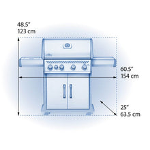 Napoleon Rogue XT 425 Natural Gas Grill with Infrared Side Burner, Stainless Steel