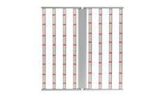 Medic Grow Fold-8 Full Cycle LED Grow Lights for Indoor Plants - 720W, 4X4, High PPFD, AC100-277V