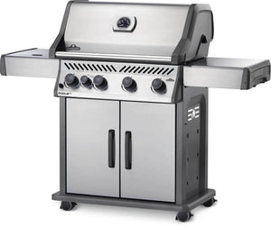 Napoleon Rogue XT 525 Natural Gas Grill with Infrared Side Burner, Stainless Steel