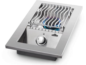 Napoleon Built-in 500 Series Single Range Top Burner, Stainless Steel Cover