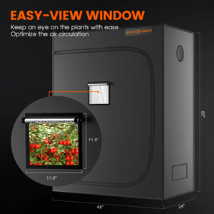 Spider Farmer 4’x2’x5′ 120cm x 60cm x 150cm Indoor Grow Tent