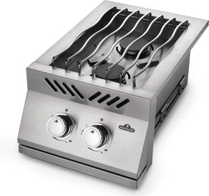 Napoleon Built-in 500 Series Inline Dual Range Top Burner, Stainless Steel Cover