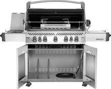 Napoleon Prestige 665 Propane Gas Grill with Infrared Side and Rear Burners, Stainless Steel