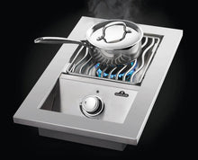 Napoleon Built-in 500 Series Single Range Top Burner, Stainless Steel Cover