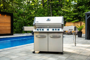 Napoleon Prestige 665 Natural Gas Grill with Infrared Side and Rear Burners, Stainless Steel