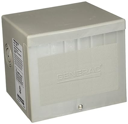 Generac 50 Amp Power Inlet Box, 125/250V, Raintight Resin, Nema Cs6365
