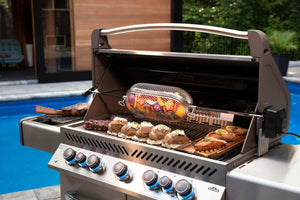 Napoleon Prestige 665 Natural Gas Grill with Infrared Side and Rear Burners, Stainless Steel