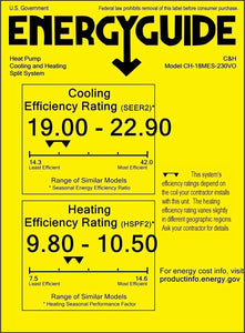 Cooper & Hunter 18,000 BTU Dual Zone Mini Split AC/Heating System 6,000 + 12,000 BTU, 22.9 SEER2, Wall Mount Ductless Air to Air Inverter Including Installation Kits