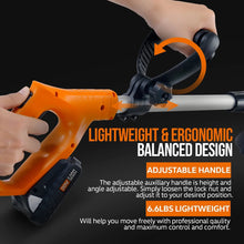 SuperHandy 2 in 1 Lawn Mower Edger Tool String Grass Trimmer Brush Cutter Weed Whacker Cordless Electric 20V Garden Landscaping